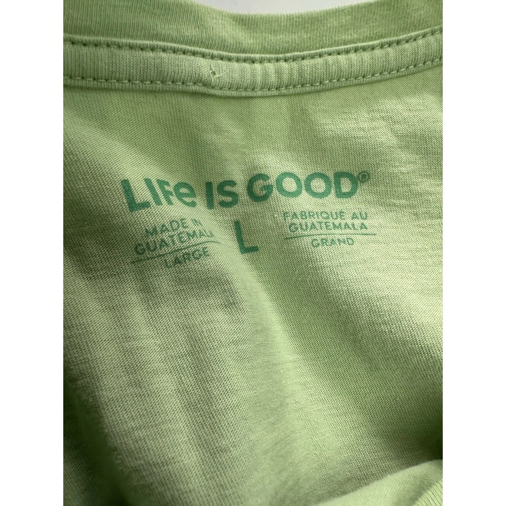 Life Is Good Be Kind Mint Green Women's Short Sleeve T-shirt / Large - Picture 4 of 4